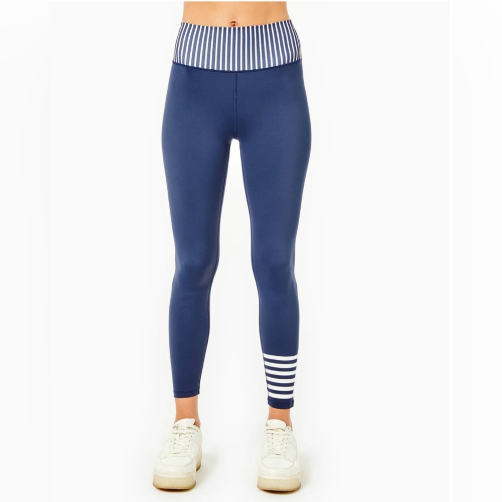Addison Bay Everyday Leggin X Grace Atwood, in Navy & White